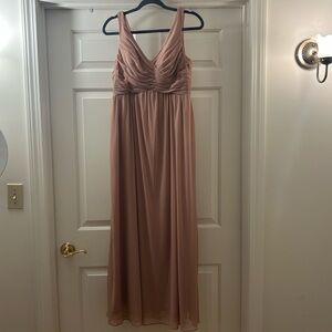 Azazie Blush Maxi Dress